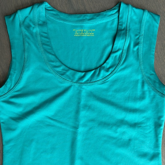 Pure Lime Tennis Outfit Set. 3 pcs. Size Small (4/6) - Picture 4 of 15